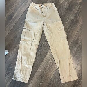 Fashion Nova Tan Cargo Jeans